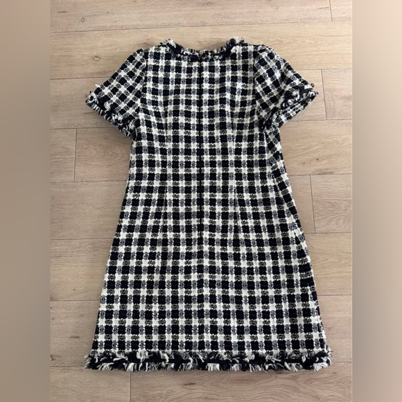 Kate spade tinsel checkered tweed dress size 10 - Picture 7 of 13